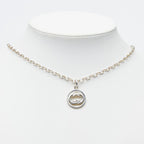Gucci GG Logo Chain Pendant Silver — view 7