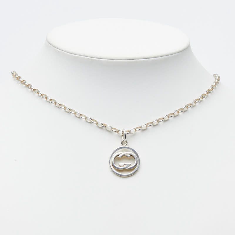 Gucci GG Logo Chain Pendant Silver — view 7