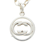 Gucci GG Logo Chain Pendant Silver — view 3