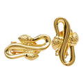 Fendi Earrings Gold Plated