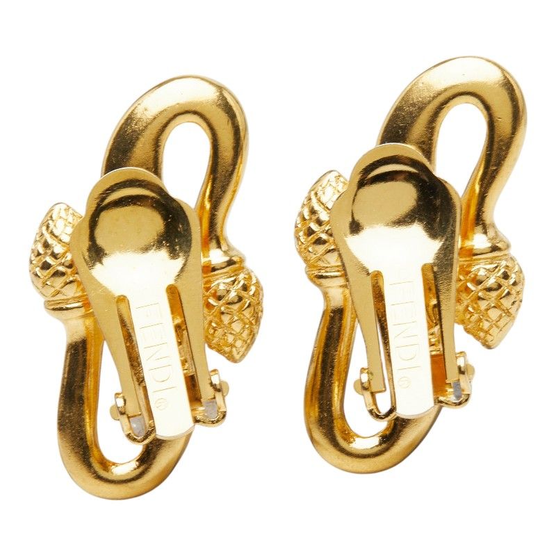 Fendi Earrings Gold Plated — view 3