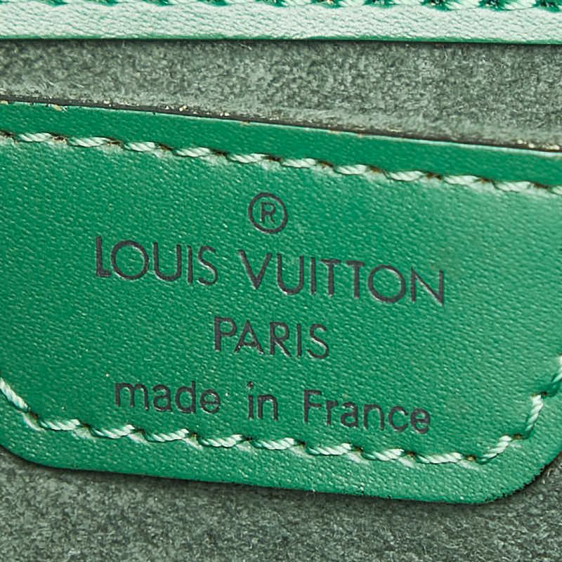 Louis Vuitton Epi Soufflot Handbag Borneo Green Leather — view 8