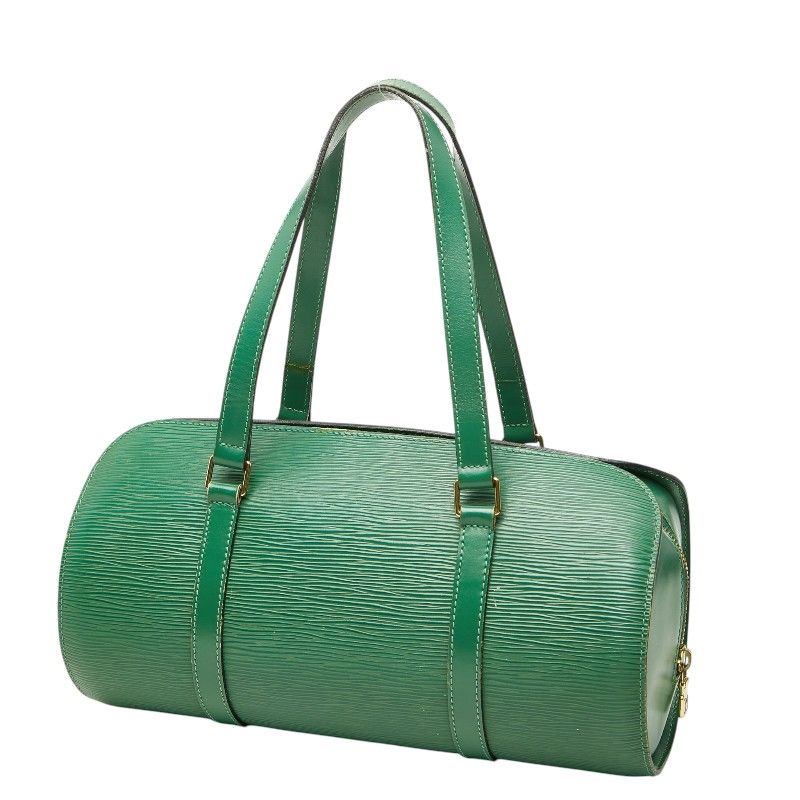 Louis Vuitton Epi Soufflot Handbag Borneo Green Leather — view 2