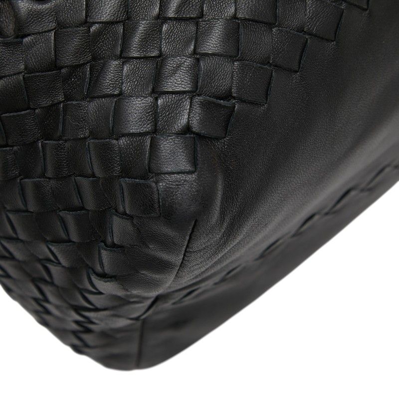 Bottega Veneta Intrecciato Tote Black Leather — view 5