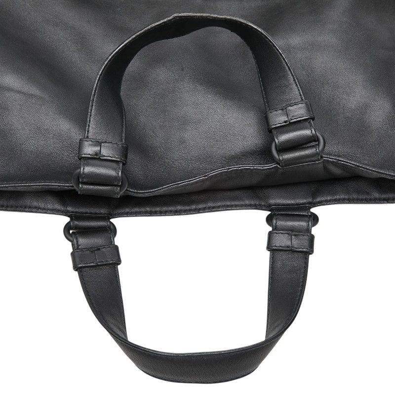 Bottega Veneta Intrecciato Tote Black Leather — view 9