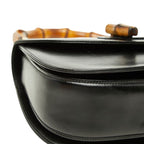 Gucci Bamboo 2-Way Shoulder Bag 000 Black Leather — view 5