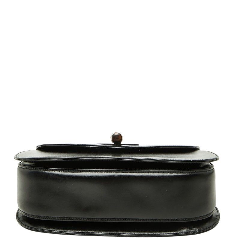 Gucci Bamboo 2-Way Shoulder Bag 000 Black Leather — view 3