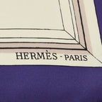 Hermes Carre 90 Quai Aux Fleurs Flower Blooming Coastal Street Scarf Large — view 5
