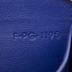 Celine Zip Around Wallet Navy Brown Bicolor Leather — view 8