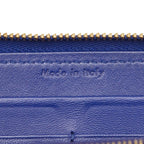 Celine Zip Around Wallet Navy Brown Bicolor Leather — view 9