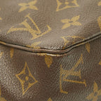 Louis Vuitton Monogram Trousse Toilet 28 Clutch Brown Leather — view 5
