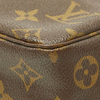 Louis Vuitton Monogram Trousse Toilet 28 Clutch Brown Leather — view 6