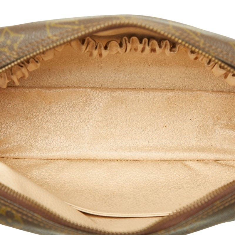 Louis Vuitton Monogram Trousse Toilet 28 Clutch Brown Leather — view 8