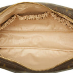 Louis Vuitton Monogram Trousse Toilet 23 Clutch Pouch Brown Leather — view 8
