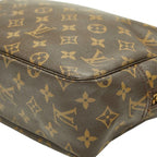 Louis Vuitton Monogram Trousse Toilet 28 Second Bag Brown Leather — view 6