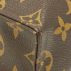 Louis Vuitton Monogram Poche Toilette 26 Clutch Pouch Brown Leather — view 5