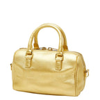 Saint Laurent Baby Duffle 2-Way Shoulder Bag Gold Leather — view 2