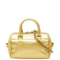 Saint Laurent Baby Duffle 2-Way Shoulder Bag Gold Leather