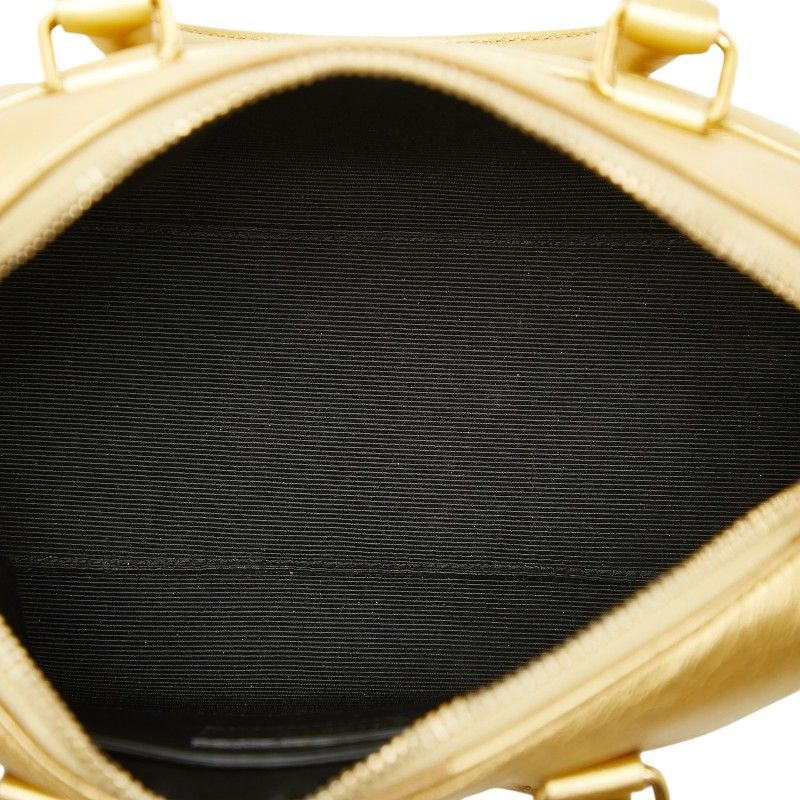 Saint Laurent Baby Duffle 2-Way Shoulder Bag Gold Leather — view 8
