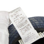 Hermes Hat Blue Indigo Denim Linen — view 9