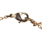 Dior CD Logo Chain Bracelet Gold Plated Rhinestone — view 7