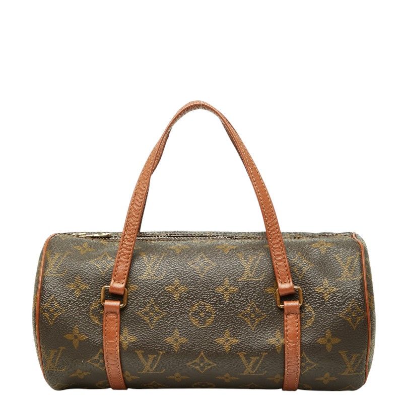 Louis Vuitton Monogram Papillon 26 Handbag Brown Leather