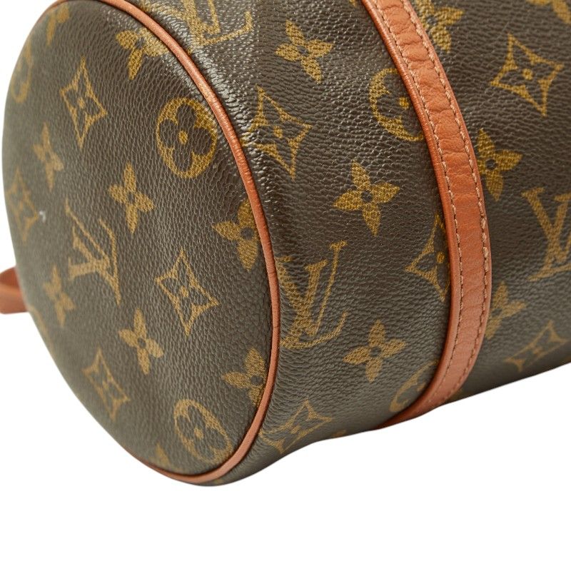Louis Vuitton Monogram Papillon 26 Handbag Brown Leather — view 5