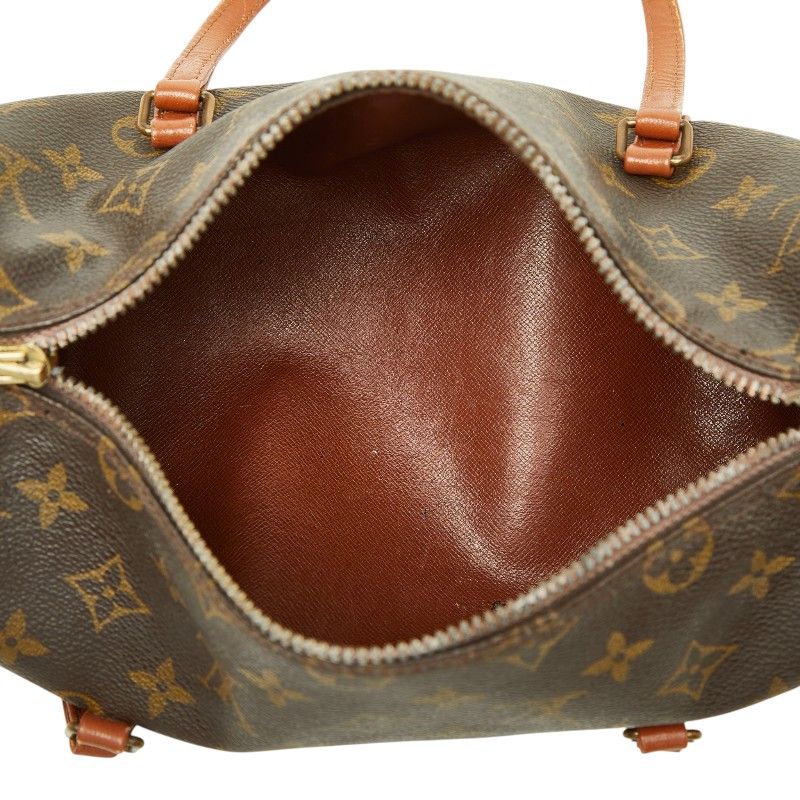 Louis Vuitton Monogram Papillon 26 Handbag Brown Leather — view 6