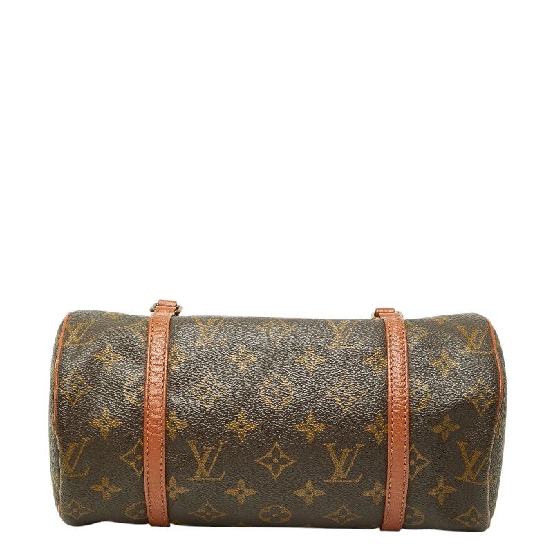Louis Vuitton Monogram Papillon 26 Handbag Brown Leather — view 3