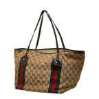 Gucci GG Canvas Sherry Line Jolly Tote Shoulder Bag Beige Brown — view 2