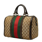 Gucci GG Canvas Sherry Line 2-Way Shoulder Bag Beige Brown — view 2