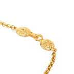 Chanel Vintage CC Logo Necklace Gold Plated — view 4