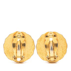 Chanel Vintage CC Logo Earrings Gold Plated — view 2