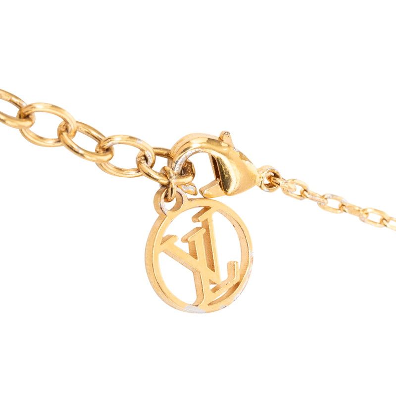 Louis Vuitton Collier Heart Foreign Love Necklace Gold Plated — view 4