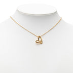 Louis Vuitton Collier Heart Foreign Love Necklace Gold Plated — view 7