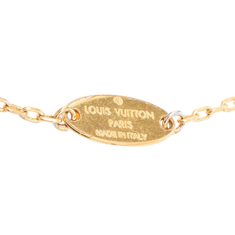 Louis Vuitton Collier Heart Foreign Love Necklace Gold Plated — view 5