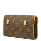 Louis Vuitton Monogram Pochette Florentine Pouch Brown Leather — view 2