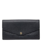 Louis Vuitton Monogram Empreinte Portefeuille Sarah Rogue Wallet Black Noir
