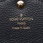 Louis Vuitton Monogram Empreinte Portefeuille Sarah Rogue Wallet Black Noir — view 8