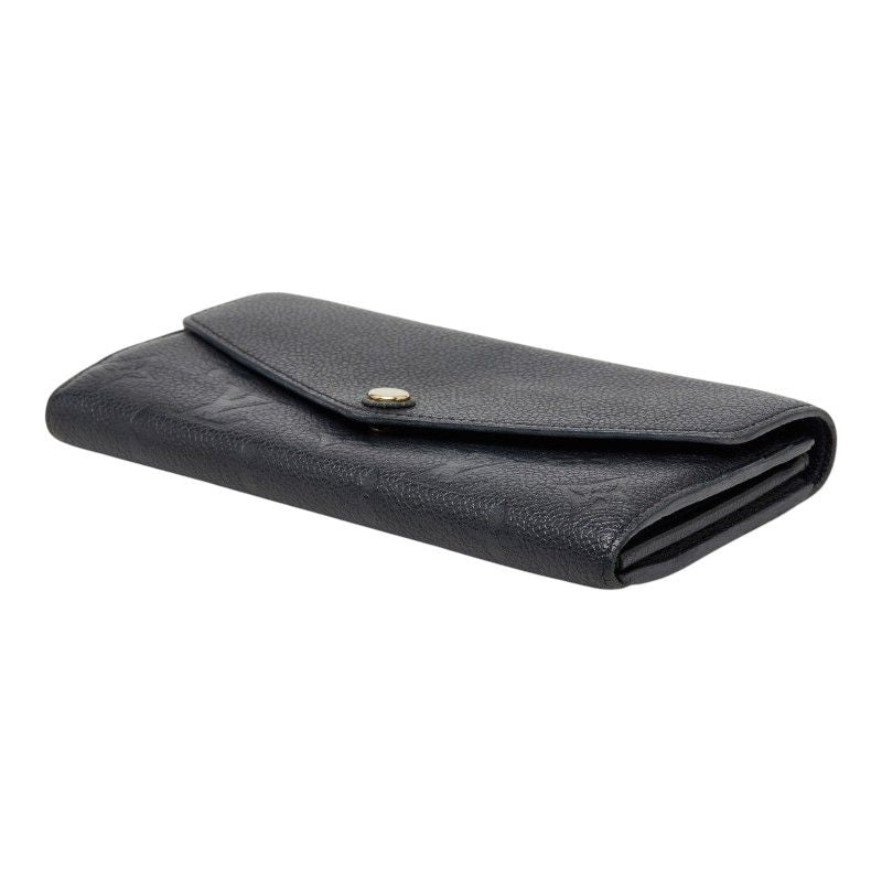 Louis Vuitton Monogram Empreinte Portefeuille Sarah Rogue Wallet Black Noir — view 4