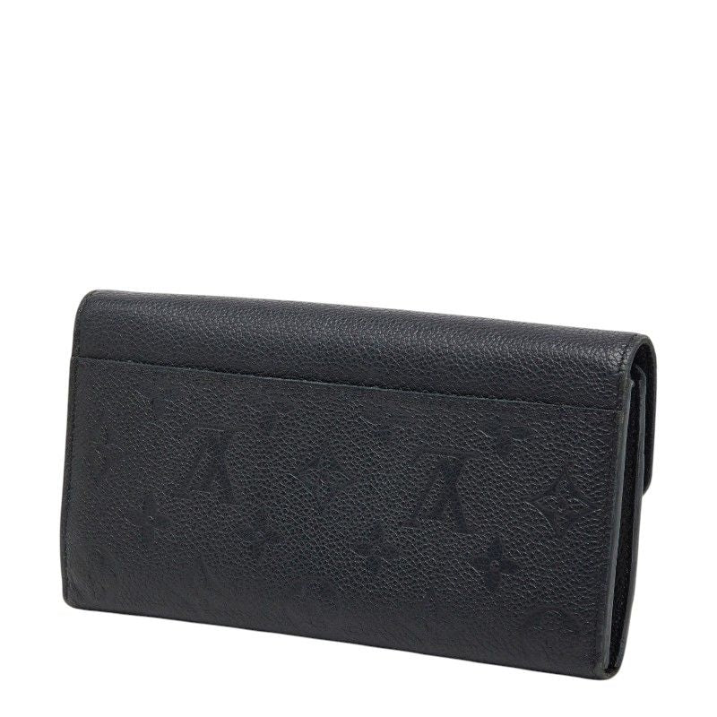 Louis Vuitton Monogram Empreinte Portefeuille Sarah Rogue Wallet Black Noir — view 2
