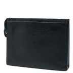Louis Vuitton Monogram Eclipse Epi Pochette Voyage MM Clutch Noir Black Blue — view 2
