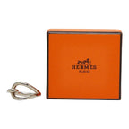 Hermes Jumbo Scarf Ring Silver Metal — view 6