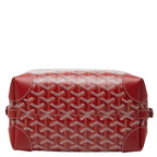 Goyard Bowring 25 Toiletry Handbag Red Leather — view 3