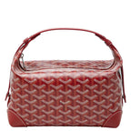 Goyard Bowring 25 Toiletry Handbag Red Leather