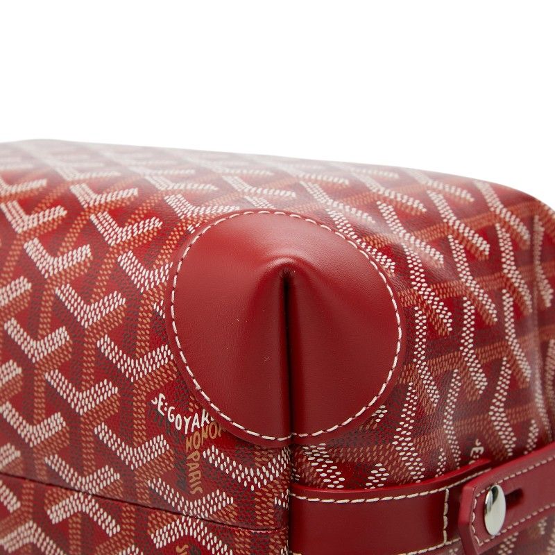 Goyard Bowring 25 Toiletry Handbag Red Leather — view 4
