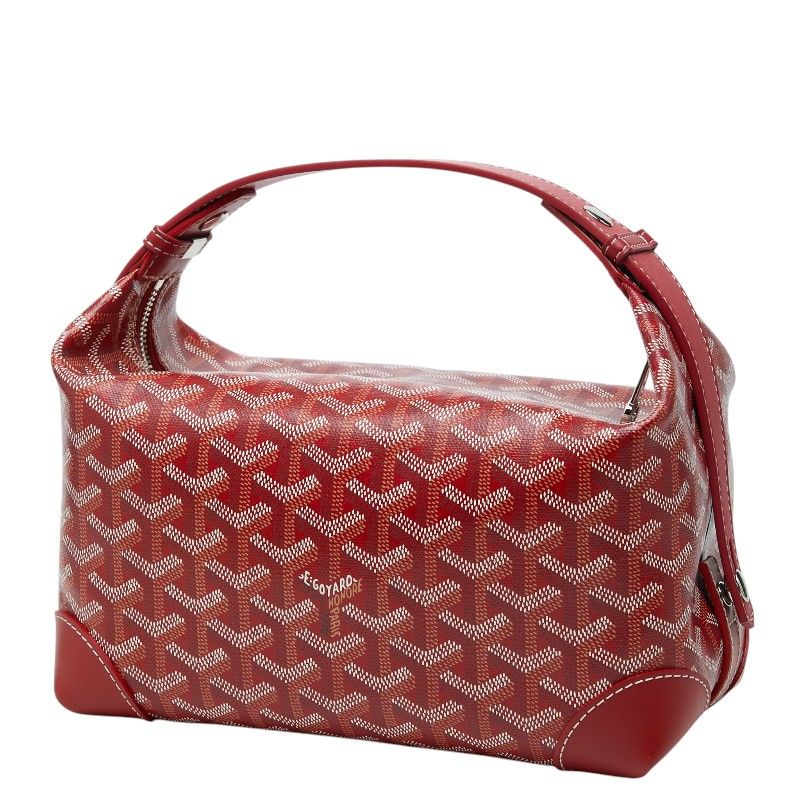 Goyard Bowring 25 Toiletry Handbag Red Leather — view 2