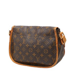 Louis Vuitton Monogram Menilmontan PM Crossbody Shoulder Bag Brown Leather — view 2