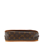 Louis Vuitton Monogram Menilmontan PM Crossbody Shoulder Bag Brown Leather — view 3