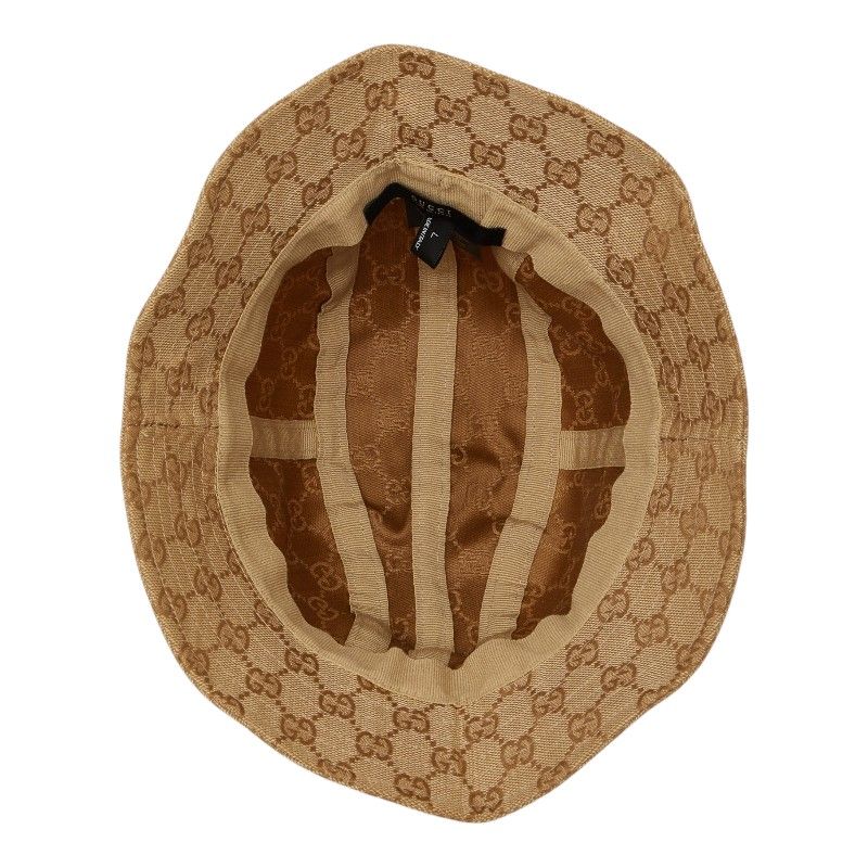 Gucci GG Canvas Bucket Hat Beige Pink — view 4